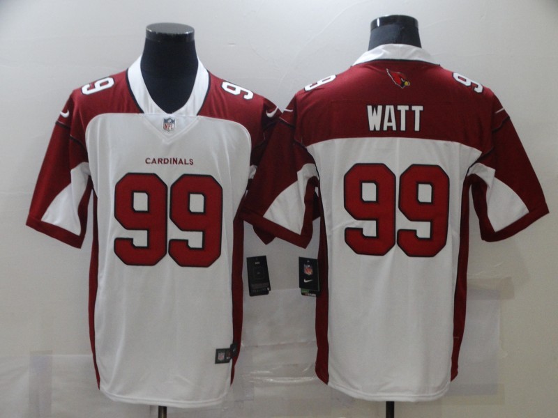 Men's Arizona Cardinals J.J. Watt #99 White Jersey